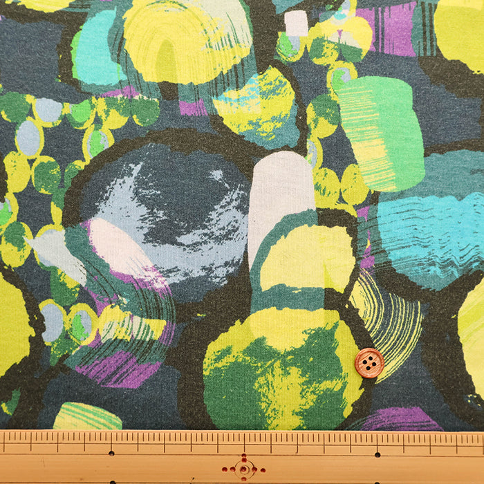 Cotton 60 Twin Jersey Inkjet-printed Fabric - Dot - nomura tailor