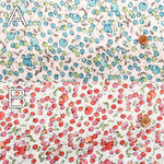 Silket UV-treated Cotton High-twist Ribbed Knit Print Fabric -  Apples and Cherries - nomura tailor