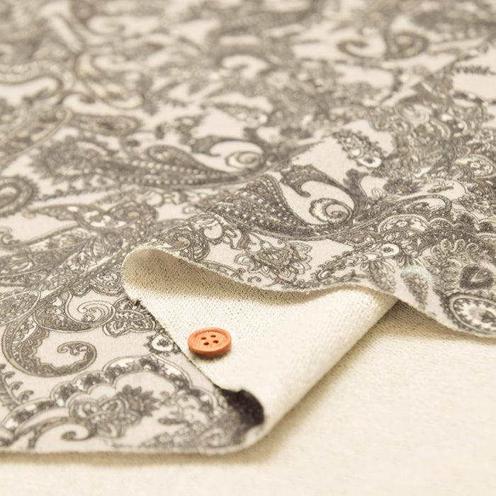 Polyester Knit Inkjet Printed Fabric - Paisley - nomura tailor