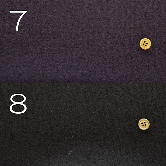 Feather Curl Compressed Knit Fabric - Plain