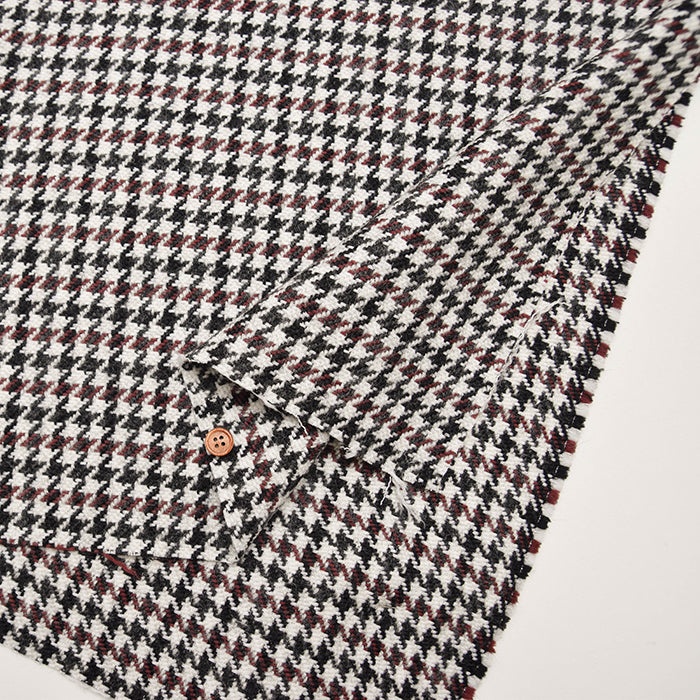 Yarn-Dyed Wool Check Fabric - nomura tailor