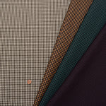 Heat Performer(Warm fleece lining) Fabric - Mini Check - nomura tailor