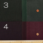 Heat Performer(Warm fleece lining) Fabric - Mini Check - nomura tailor