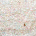 Pearl Fancy Tweed Fabric - nomura tailor