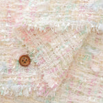 Pearl Fancy Tweed Fabric - nomura tailor