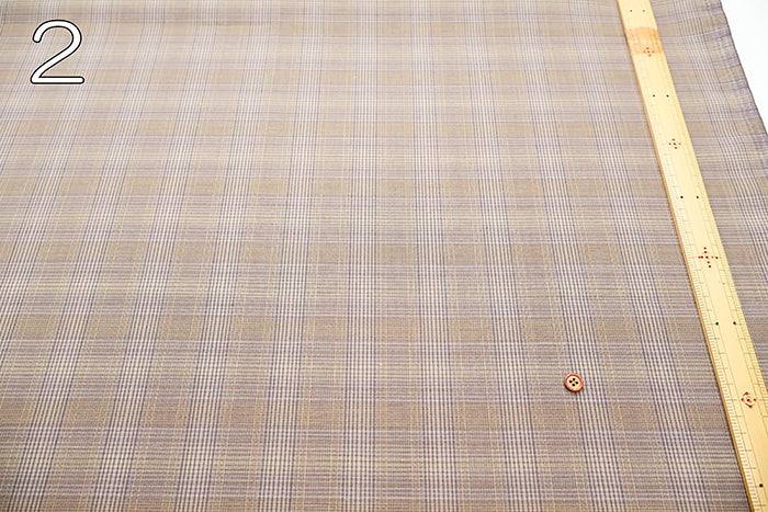 Washable Summer Wool Fabric - Check - nomura tailor