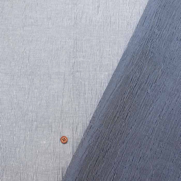 Yarn-dyed linen-washer fabric Stripe - nomura tailor