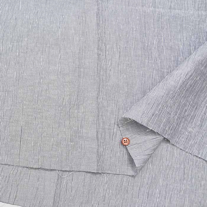 Yarn-dyed linen-washer fabric Stripe - nomura tailor