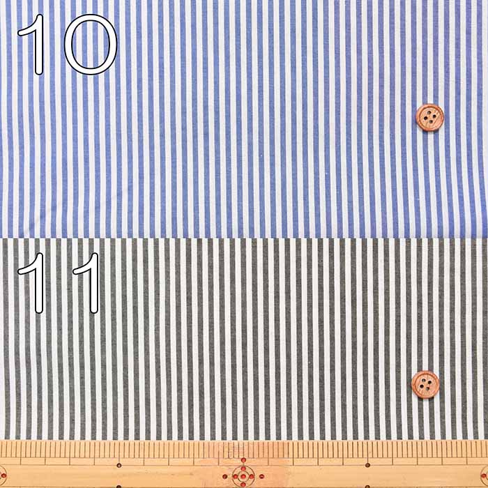 Supima Cotton 60/- Yarn-dyed typewriter fabric Stripe - nomura tailor