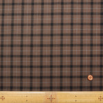 80 Twin Super 120 Washable Wool Fabric - Check - nomura tailor