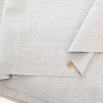 Wool Stretch Saxony Fabric - Plain