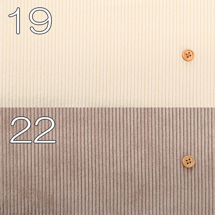 Polyester Stretch Corduroy Fablic - Plain