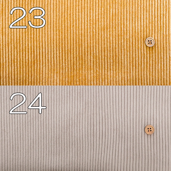 Polyester Stretch Corduroy Fablic - Plain