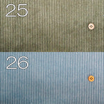 Polyester Stretch Corduroy Fablic - Plain