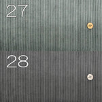 Polyester Stretch Corduroy Fablic - Plain