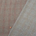 Wool Blend Fabric - Check - nomura tailor