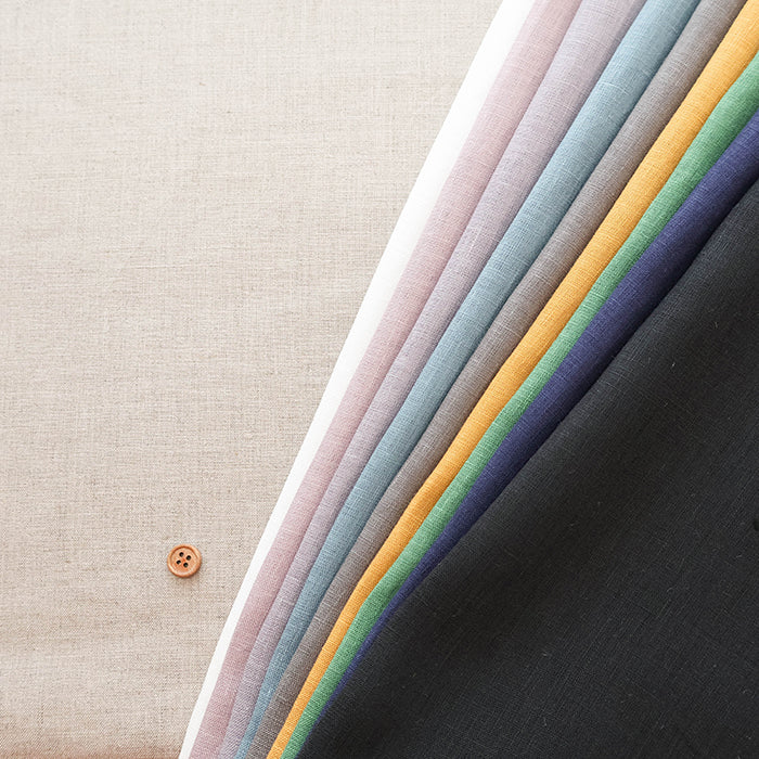 Linen Muslin Double Washer Fabric - Plain - nomura tailor