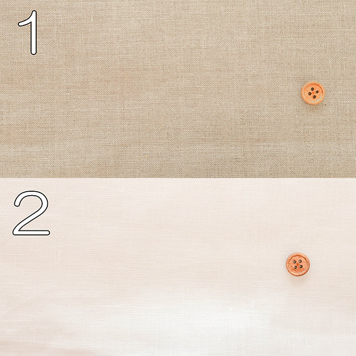 Linen Muslin Double Washer Fabric - Plain - nomura tailor