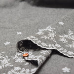 Cotton Viyella Scalloped Lace Fabric - nomura tailor