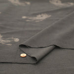 Made in China Cotton Viyella Embroidered Fabric - Bird - nomura tailor
