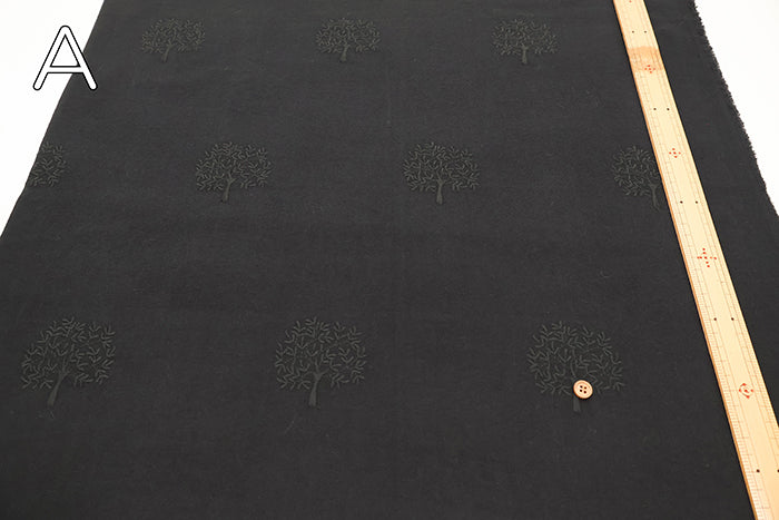 Made in China Cotton Viyella Embroidered Fabric - Forest - nomura tailor