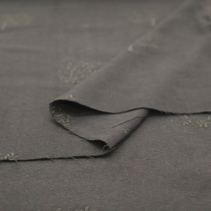 Made in China Cotton Viyella Embroidered Fabric - Forest - nomura tailor