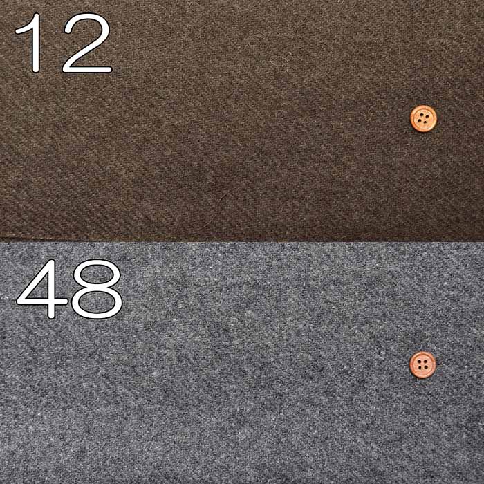 Recycled Wool Melange Fabric - Plain - nomura tailor