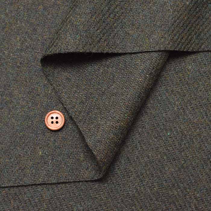 Recycled Wool Melange Fabric - Plain - nomura tailor