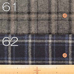 Recycled Wool Tweed Fabric - Check Pattern - nomura tailor