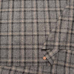 Recycled Wool Tweed Fabric - Check Pattern - nomura tailor