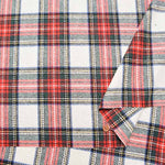 Recycled Wool Tweed Fabric - Check Pattern - nomura tailor