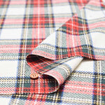 Recycled Wool Tweed Fabric - Check Pattern - nomura tailor