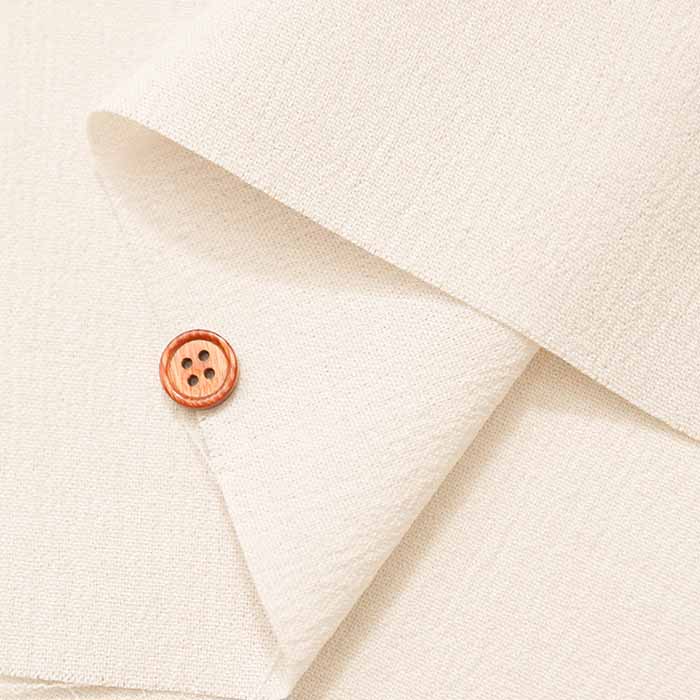 Water-Absorbent and Quick-Drying - Polyester Linen-Like Linen Chambray Stretch Fabric - nomura tailor