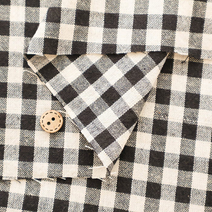 C/L 20s Yarn-dyed Washer Fabric - Check - nomura tailor