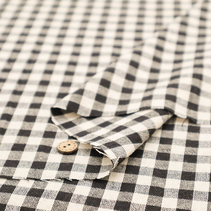 C/L 20s Yarn-dyed Washer Fabric - Check - nomura tailor