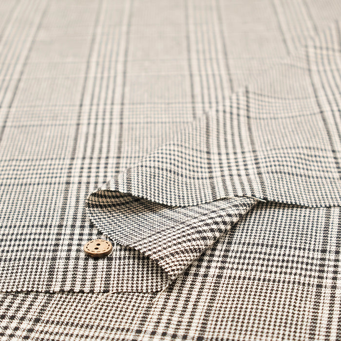C/L 20s Yarn-dyed Washer Fabric - Check - nomura tailor