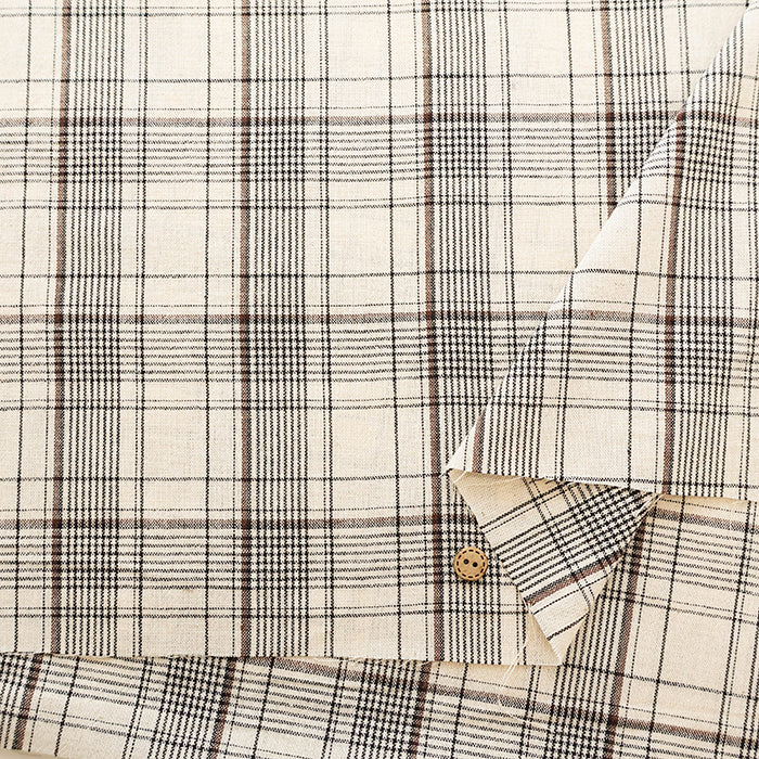 C/L 20s Yarn-dyed Washer Fabric - Check - nomura tailor