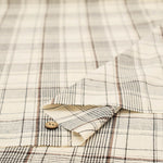 C/L 20s Yarn-dyed Washer Fabric - Check - nomura tailor