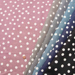 Angel Soft 60 Linen Printed Fabric Dot - nomura tailor