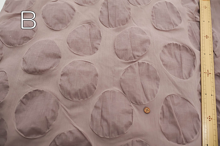 Cotton Nobility Ripple Fabric - Dot - nomura tailor