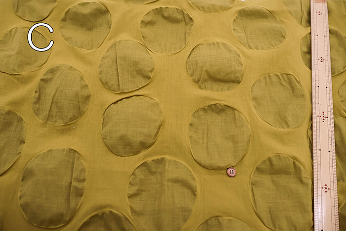 Cotton Nobility Ripple Fabric - Dot - nomura tailor