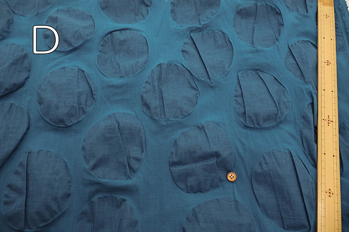 Cotton Nobility Ripple Fabric - Dot - nomura tailor