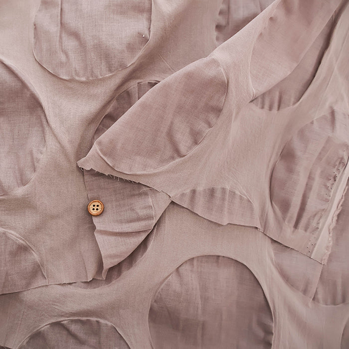 Cotton Nobility Ripple Fabric - Dot - nomura tailor