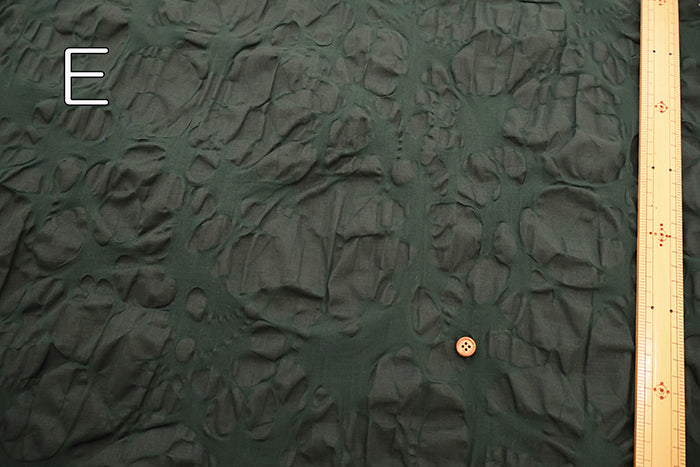 Cotton Nobility Ripple Fabric - Flower - nomura tailor