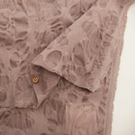 Cotton Nobility Ripple Fabric - Flower - nomura tailor