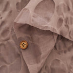 Cotton Nobility Ripple Fabric - Flower - nomura tailor