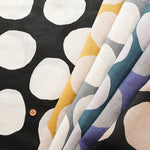 Angel Soft Finish Linen Print Fabric - Dot - nomura tailor