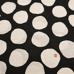 Angel Soft Finish Linen Print Fabric - Dot - nomura tailor
