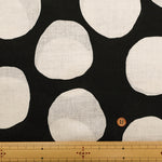 Angel Soft Finish Linen Print Fabric - Dot - nomura tailor