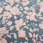Angel Soft Finish Linen Print Fabric - Flower - nomura tailor